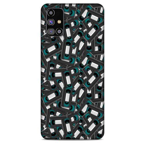 Retro (26) Desen Tpu Silikon Kılıf Renkli Samsung Galaxy M31s Kılıf