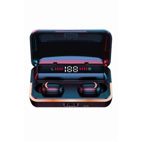Bluetooth Kulaklık Dijital Şarj Göstergeli Powerbankli Bass Özellikli Kablosuz Kulakiçi 5.1 Mikrofonlu