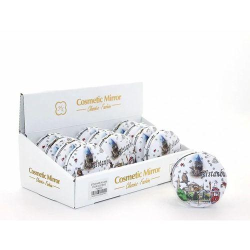 Taşlı İstanbul Tasarımı El Aynası Kalın Model 8