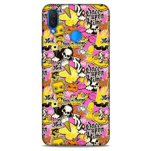 Graffitix (40) Desenli Silikon Kapak Huawei Psmart 2019 Kılıf