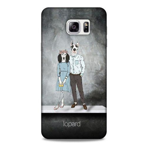 Samsung Galaxy Note 5 Kılıf FunnyMaX (46) Core Armor Kılıf Antrasit Köpek