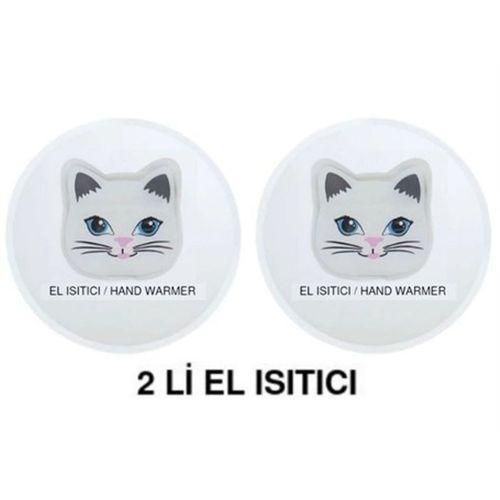 Kedi Cep Sobası,El Isıtıcı,2 Adet Sıcak Su Torbası Pvc  9Cm