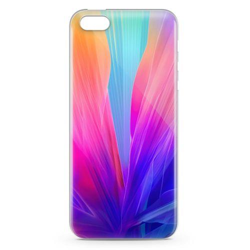 Apple iPhone 5 Kılıf Makro Çiçek Arka Kapak Koruma Desenli Full Koruyucu