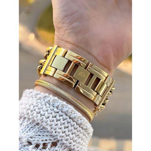 Tom Jones Çelik Kordon Kararma Renk Atma Yapmaz 3 Atm Suya Dayanıklı Kadın Kol Saati BTJ.YN10031.3