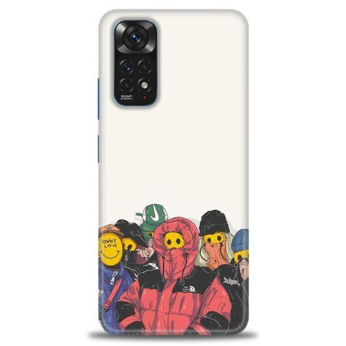 Xiaomi Redmi Note 11 Kılıf HD Baskılı Kılıf - Adamlar + Tam Ekran Koruyucu