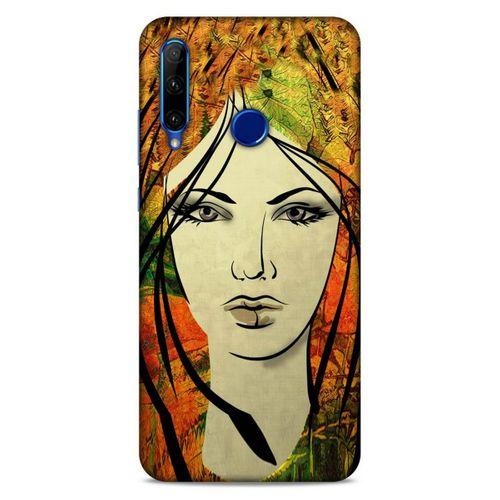 Lopard Huawei Honor 20 Lite Uyumlu Kılıf Sürreal Yüzler ♀ (29) Arka Koruma Kılıfı Baskılı