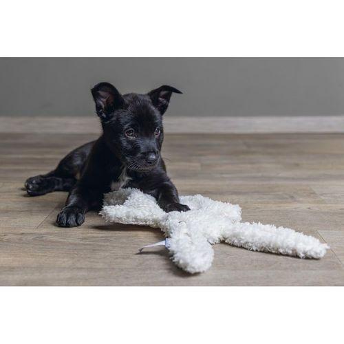 Beeztees Yavru Köpek Oyuncağı, Peluş, Beyaz, 40x22x5cm