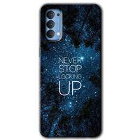 OPPO Oppo Reno 4 Kılıf HD Desen Baskılı Arka Kapak + Temperli Cam - Stars Wallpaper