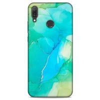 Huawei Y9 2019 Uyumlu Kılıf Yeşil Delisi (3) Kapak Çay yeşil