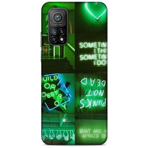Xiaomi Mi 10T Pro 5G Uyumlu Kılıf Yeşil Delisi (34) Slim Armor Kılıf Pastel yeşil