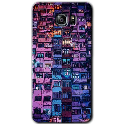 Galaxy Note 5 Kılıf HD Desen Baskılı Arka Kapak - Şehir Görünümü