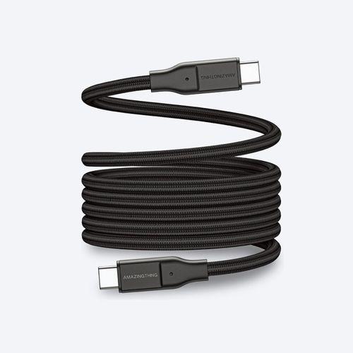 Amazingthing Magcord Serisi Magnetik Örgülü Tasarımlı Type-C to Type-C PD Data ve Şarj Kablosu 60W 1.2M