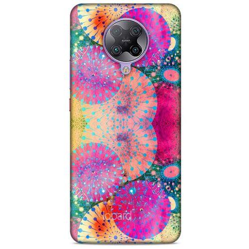 Xiaomi Poco F2 Pro Kılıf Pastel Renkler (47) Crystal Flex Kılıf Fuşya Sarı