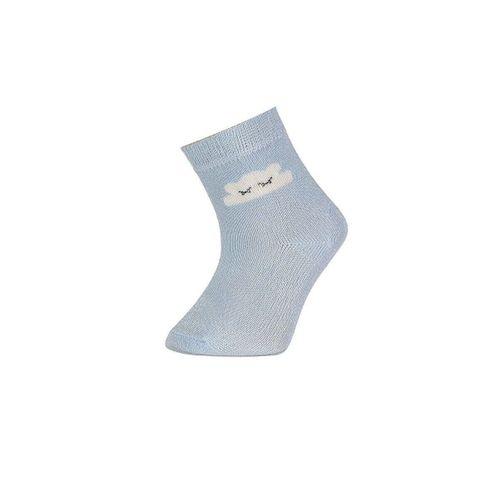 Bibaby Bibaby Desenli Bamboo 2Li Çorap 68384 Taş-Mavi