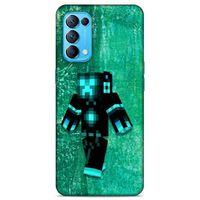 Lopard Oppo Reno 5 5G Uyumlu Kılıf PiXel (45) Liquid Air Kılıf Tron