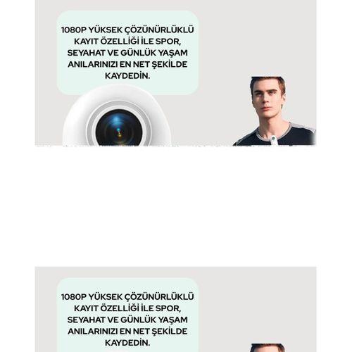1080p Wifi Spor Kamerası Su Geçirmez Mini Aksiyon Kamera