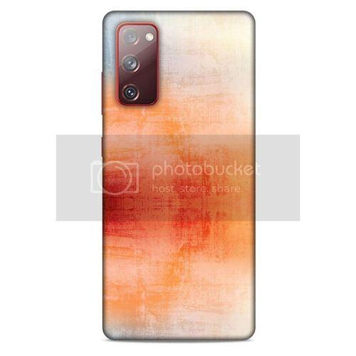 Paslı Renkler Turuncu Xiaomi Redmi Note 8T Kılıf