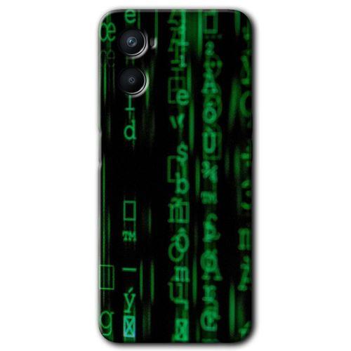 OPPO Oppo A96 Kılıf HD Desen Baskılı Arka Kapak - Matrix