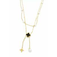 Vc Yonca Kolye - Altın