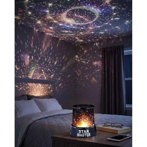 Çocuk Odası Yıldız Projektörü Renk Değiştiren Gece Lambası