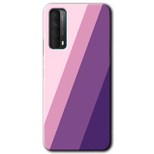 Huawei P Smart 2021 Kılıf HD Desen Baskılı Arka Kapak - Oblique + Kırılmaz Cam