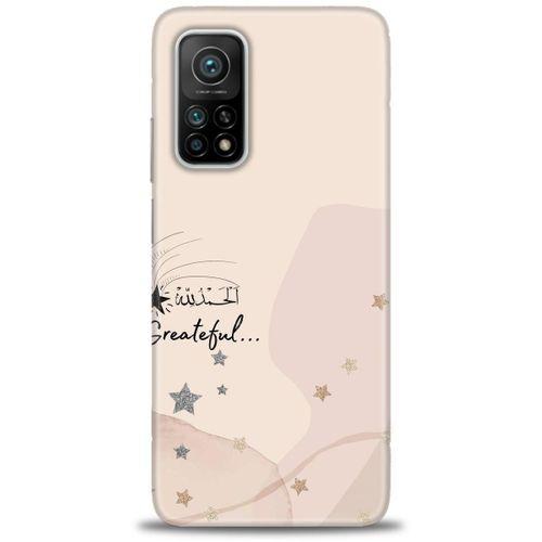 Xiaomi Mi 10T Kılıf HD Baskılı Kılıf - Greateful + Tam Ekran Koruyucu