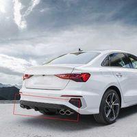 Audi A3 Uyumlu Sedan 2021 Çift Egzozlu Difüzör Parça