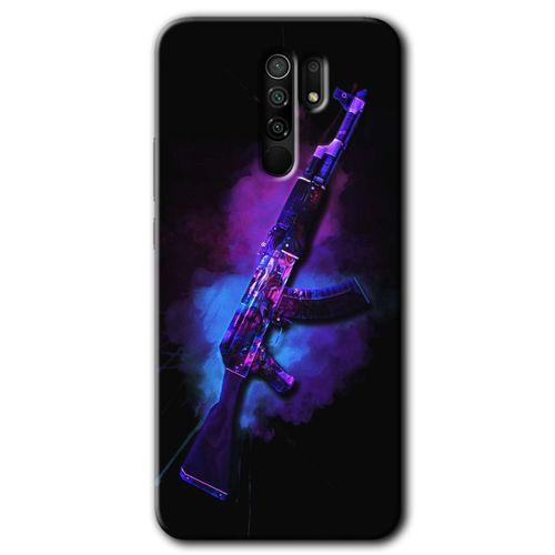 Redmi 9 Kılıf HD Desen Baskılı Arka Kapak - AK + Kırılmaz Cam