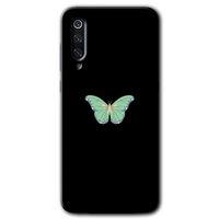 Xiaomi Mi 9 SE Kılıf HD Desen Baskılı Arka Kapak+Temperli Cam - Butterfly Tree