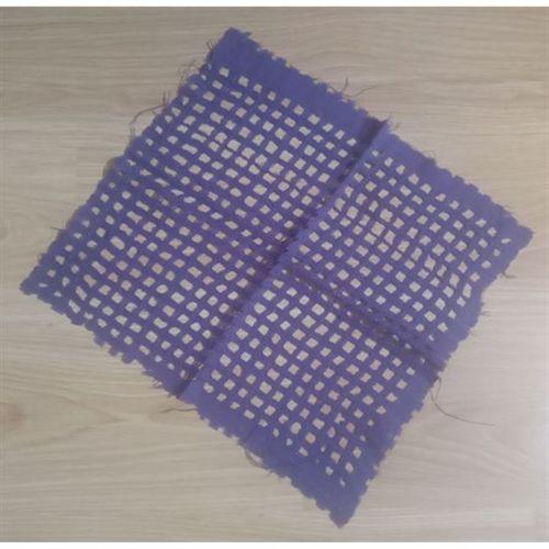 El İşi Pamuklu Banyo Lifi,El Örgüsü Duş Lifi,Mor Renkli 38X40Xm