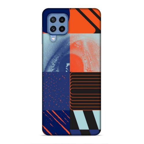 Samsung Galaxy M22 Uyumlu Kılıf Insomnia (2) Kabı Kırmızı Mavi