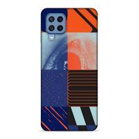 Samsung Galaxy M22 Uyumlu Kılıf Insomnia (2) Kabı Kırmızı Mavi