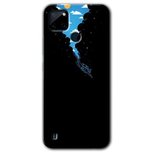 Realme C21 Kılıf HD Desen Baskılı Arka Kapak - Derinlere Yolculuk + Kırılmaz Cam