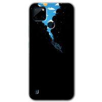 Realme C21 Kılıf HD Desen Baskılı Arka Kapak - Derinlere Yolculuk + Kırılmaz Cam