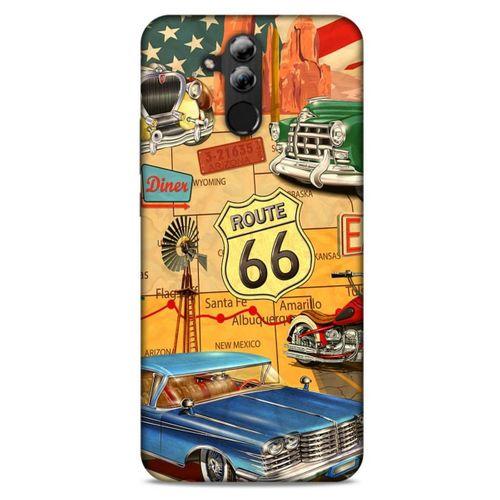 Retro (20) Desen Koruyucu Kılıf Renkli Huawei Mate 20 Lite Kılıf