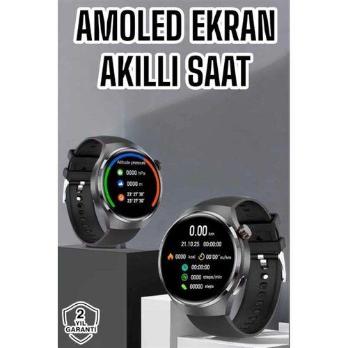 Akıllı Saat Bluetooth Bağlantılı Amoled Ekran Uyku Ve Sağlık Takibi Yeni Nesil