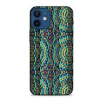 Apple iPhone 12 Mini Kılıf Baskılı Özel Seri Taşlı (32) Soft Silikon Kılıf