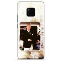General Mobile GM 20 Kılıf Atatürk (24) Darbe Emici Kılıf Eskitilmiş Beyaz