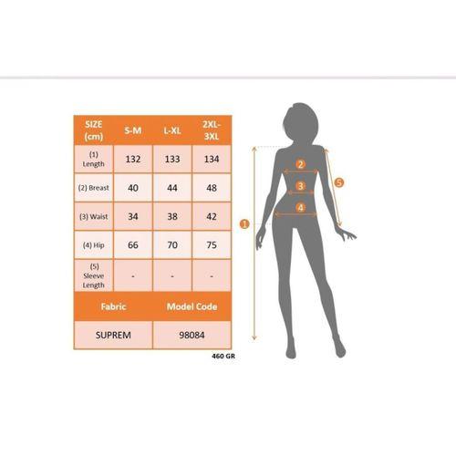 Kadın Ip Askılı Arkadan çapraz Kesim Detaylı Uzun Desenli Süprem Elbise