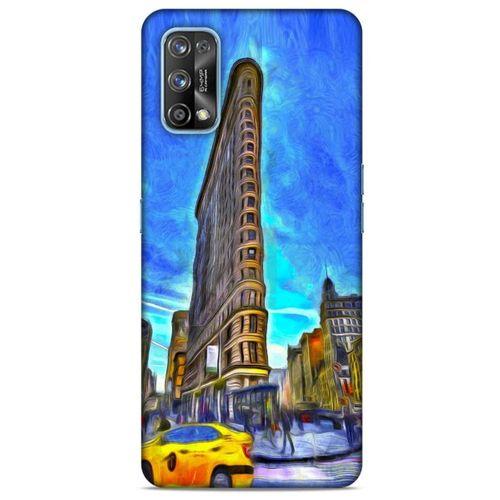 Oppo Realme 7 Pro Kılıf Dünya Mimarisi (7) Telefon Kılıfı Flat Iron New York