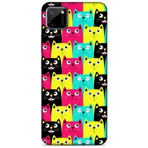 Lopard Oppo Realme C11 Uyumlu Kılıf Kediler (40) Fit Silikon Kılıf Minnak