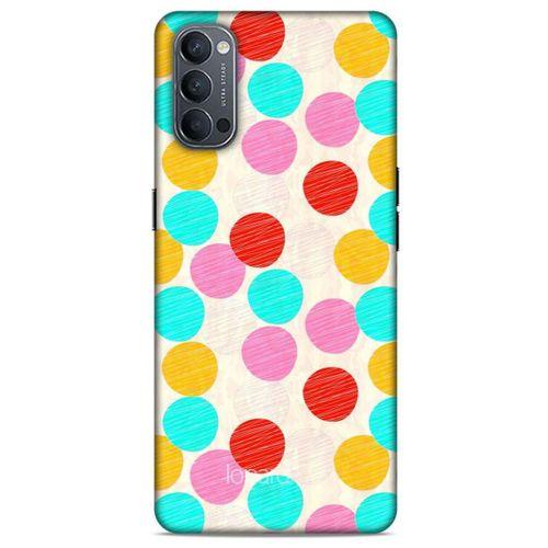 Oppo Reno 4 Kılıf Pastel Renkler (30) Silicone Case Turkuaz Pembe