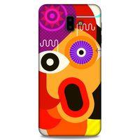 Lopard Samsung Galaxy J6 Plus Uyumlu Kılıf Soyut Sanat (12) Desenli Koruyucu Silikon