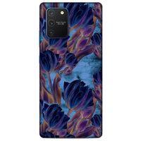 Samsung Galaxy S10 Lite Uyumlu Kılıf Mavi Delisi (49) Ultra Silikon Kılıf Lale