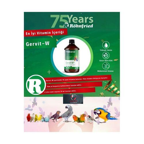 Röhnfried Gerwit-W 50 ml Güvercin, Muhabbet Kuşu, Kanarya Papağan Multivitamin Desteği BÖLME ÜRÜN