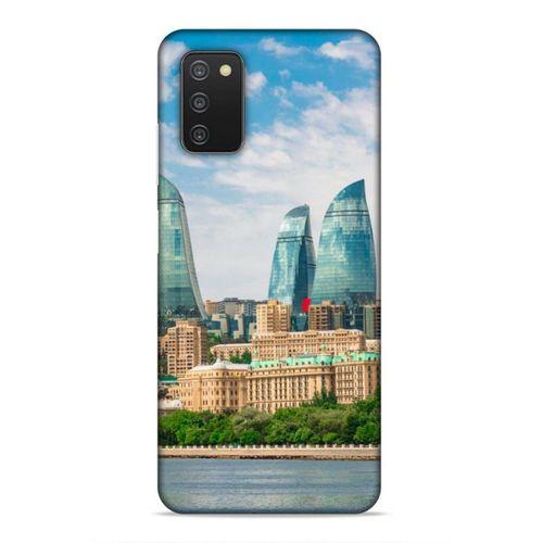 Samsung Galaxy A03s Uyumlu Kılıf Azarbaijan (4) Koruma Kılıfı Alev Kuleleri