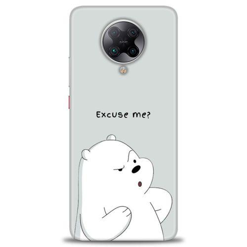 Xiaomi Redmi K30 Pro Kılıf HD Baskılı Kılıf - Excuse Me + Tam Ekran Koruyucu