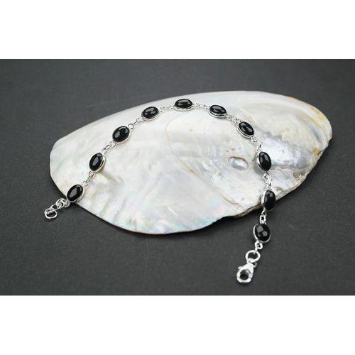 925 Ayar Gümüş Oniks Taşlı Bileklik