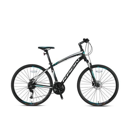 Kron TX450 Hidrolik Disk 28 Jant Trekking Bisiklet Mat Siyah-Turuncu 46 cm