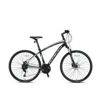 Kron TX450 Hidrolik Disk 28 Jant Trekking Bisiklet Mat Siyah-Yeşil 46 cm